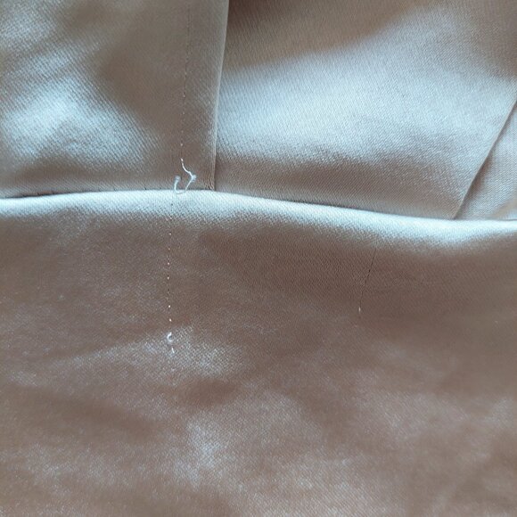 Venti6 Italy Silky Satin Jumpsuit In Champagne Colour, Size S - Picture 13 of 13